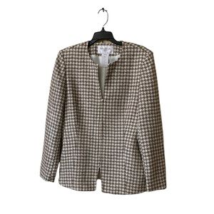 Jones New York coat  45%viscose 40%wool 15% polyamide